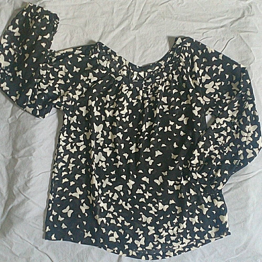 LC Lauren Conrad Sheer Blouse